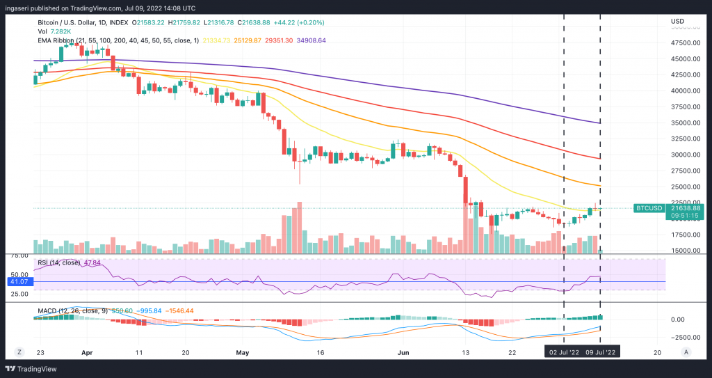 bitcoin daily price chart