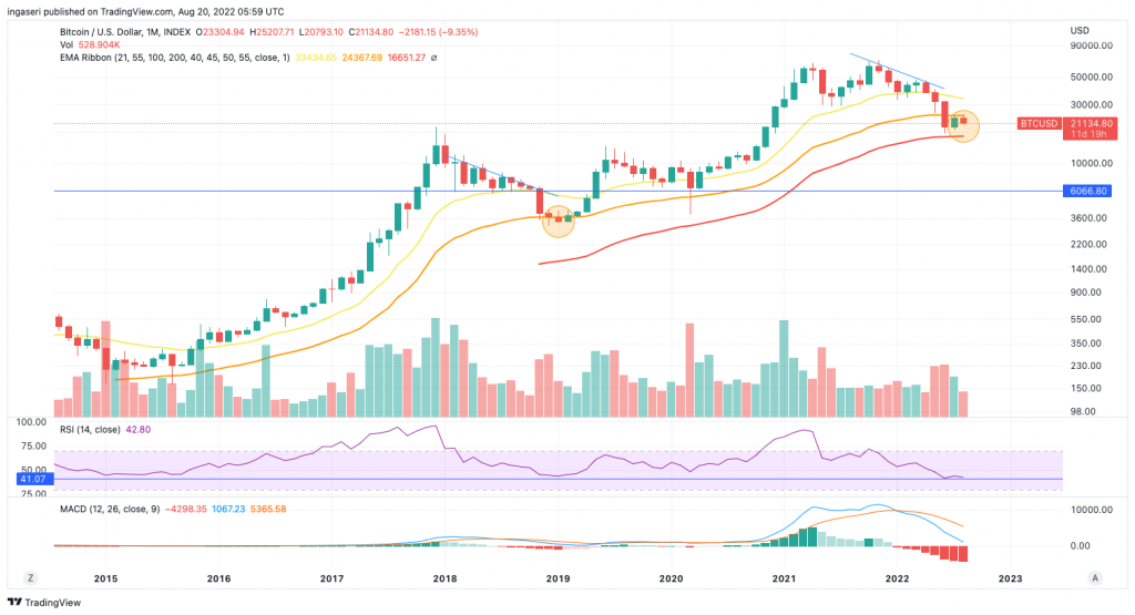 market analysis bitcoin monthly chart