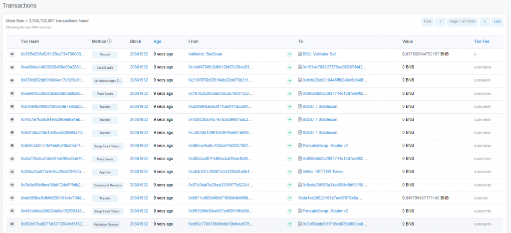 bscscan transaction