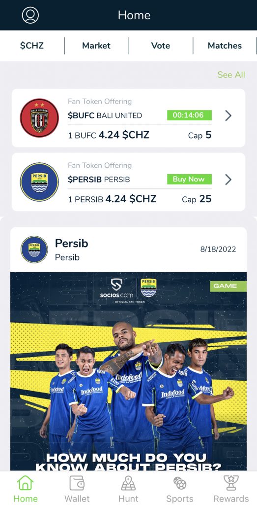 socios.com homepage