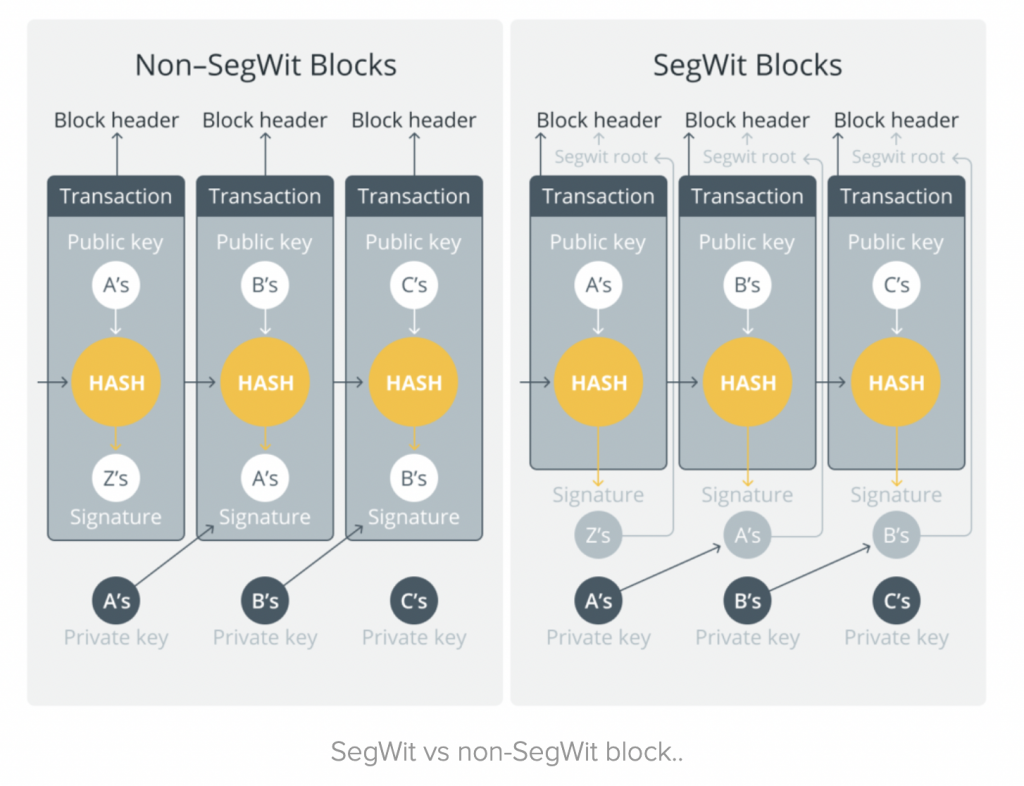 Perbedaan Segwit dan non-segwit