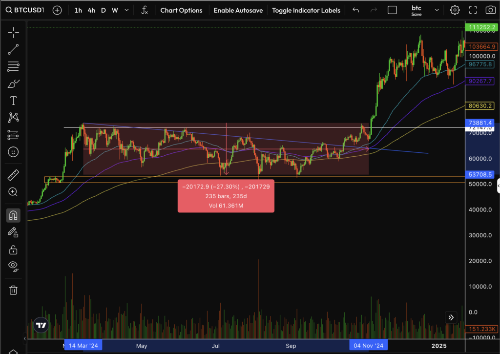 bitcoin correction 2024