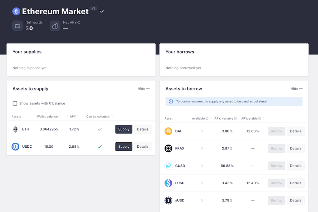 AAVE Lending