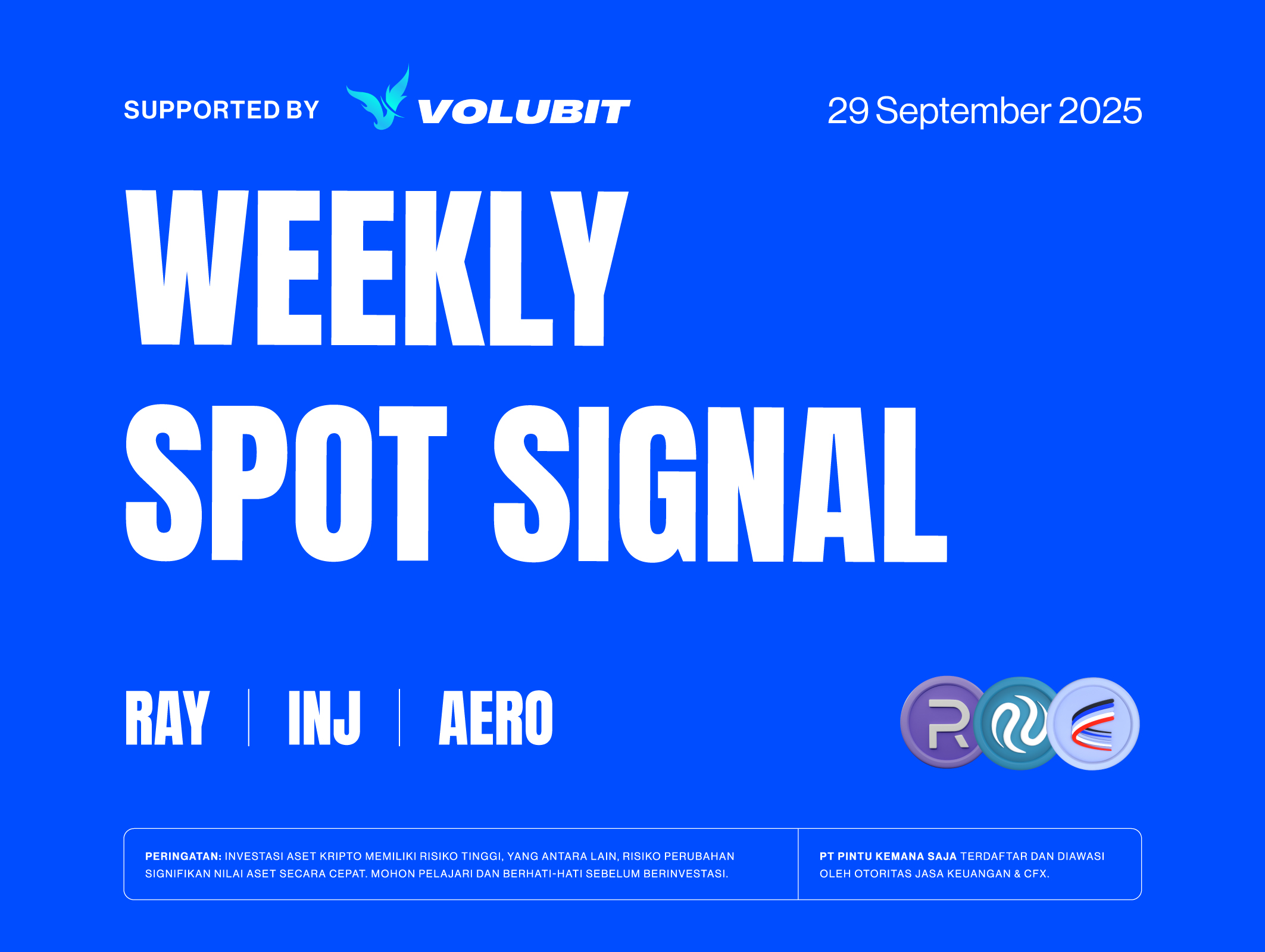 Weekly Signal by Pintu X Volubit – September 29, 2025