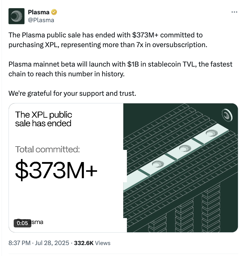 public sale plasma